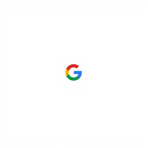 create a digital illustration of a minimalistic web browser interface featuring the Google logo in vibrant colors on a clean white background, camera settings: f/8 aperture, ISO 100, shutter speed 1/200s, camera view: straight-on perspective, camera style: high-resolution vector graphic, camera type: digital illustration
