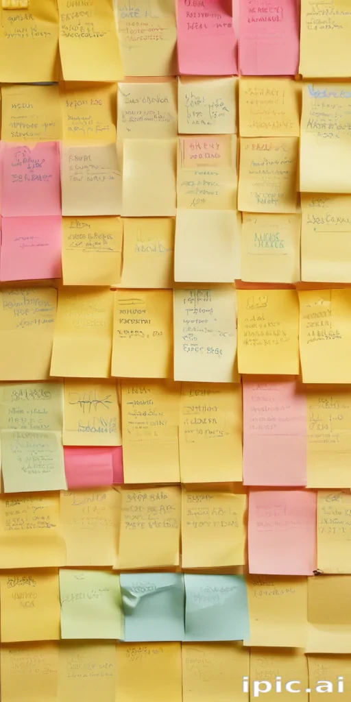 sticky note background