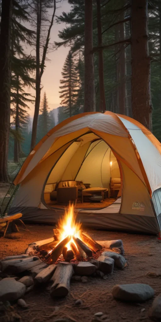 camping background