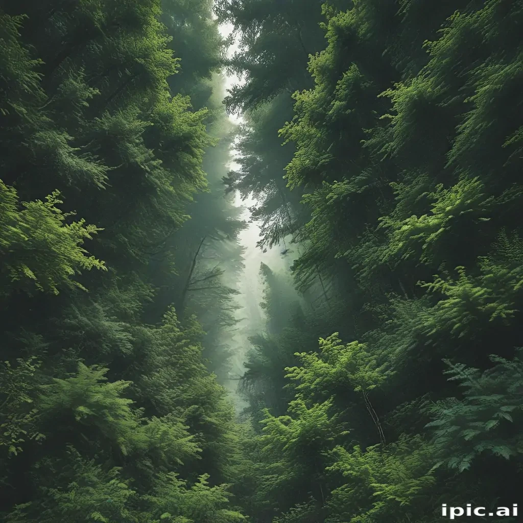 green forest aesthetic