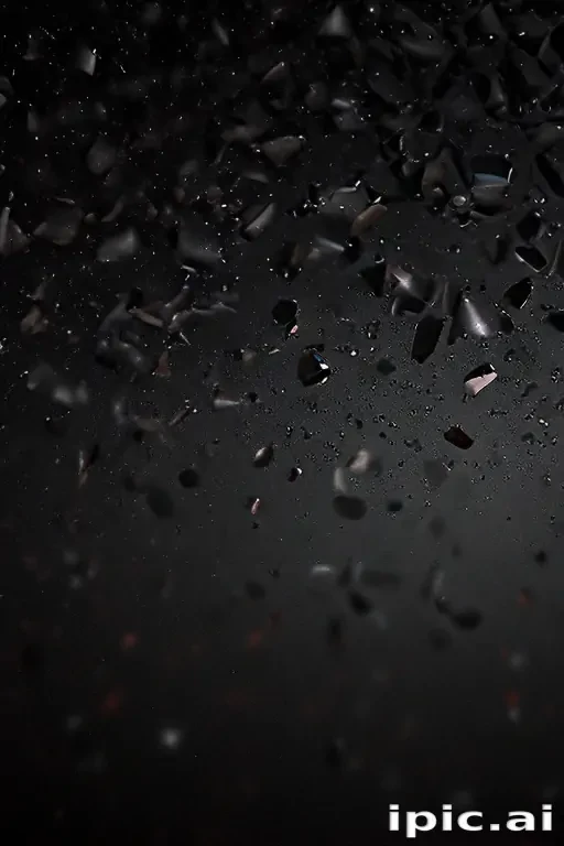 sparkling black background