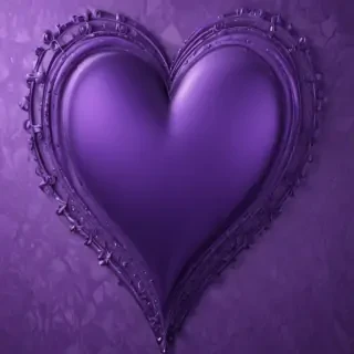purple wallpaper heart