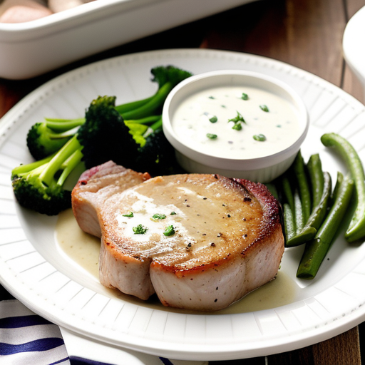 pork chops in the oven with ranch dressing