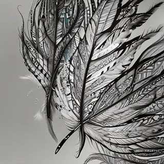 feather design