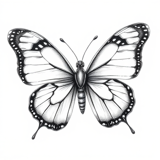 picture of a butterfly drawing