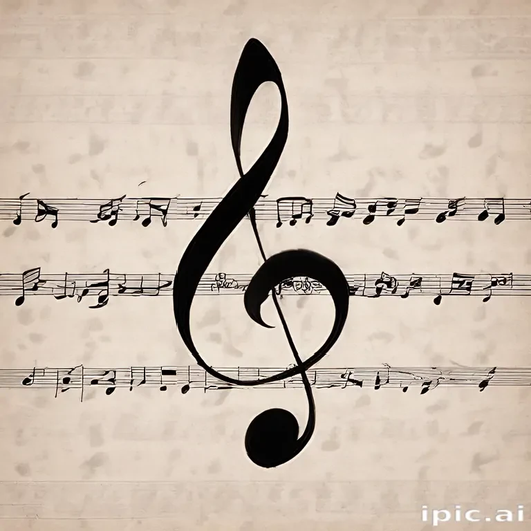 music note transparent background