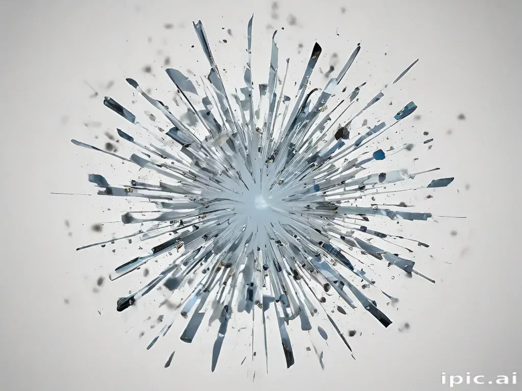 glass shattering png