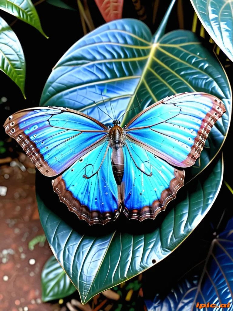 blue morpho butterfly