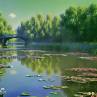 monet desktop background