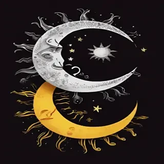 sun and moon