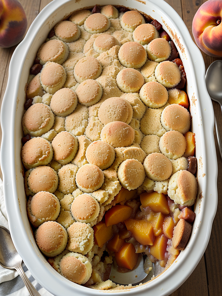 crockpot peach cobbler with cake mix