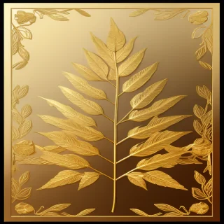 gold leaf png
