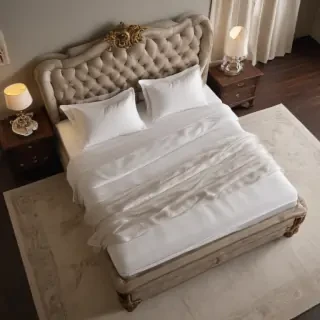 bed top view