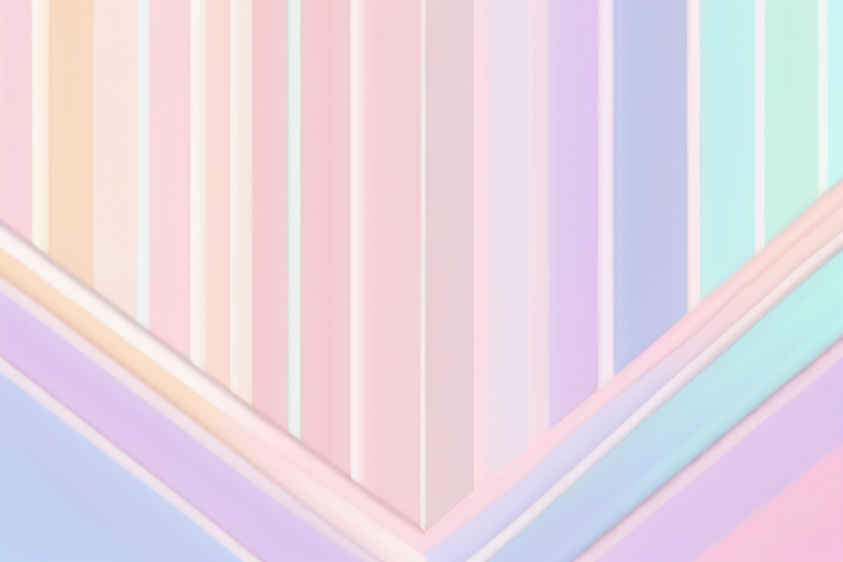 Soft Pastel Stripes Creating a Gentle, Dreamy Geometric Pattern Background.