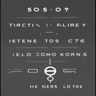 sos morse code