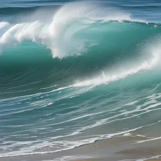 waves transparent