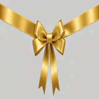 gold ribbon png