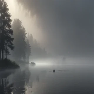 foggy background