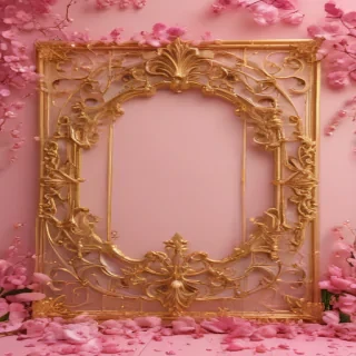background pink and gold