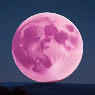pink moon wallpaper