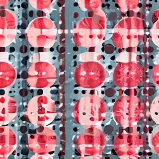 polka dots transparent