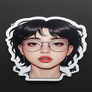 transparent aesthetic sticker