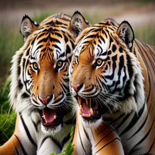 tiger transparent