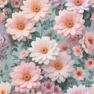 pastel aesthetic flower wallpaper