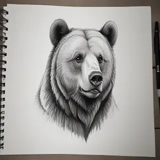 bear drawlings