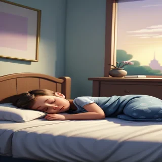 sleeping cartoon picture