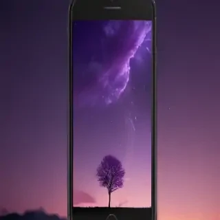 aesthetic wallpapers iphone purple