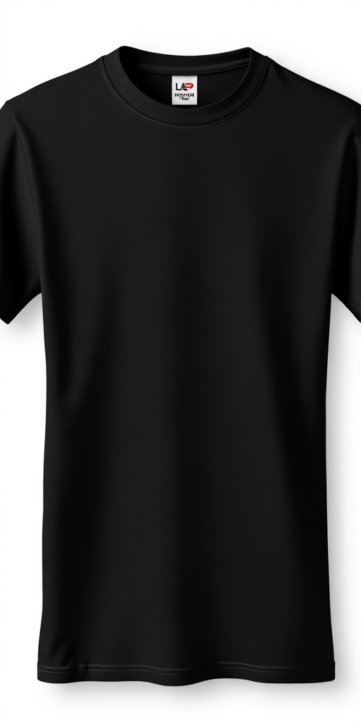 black t shirt mockup free