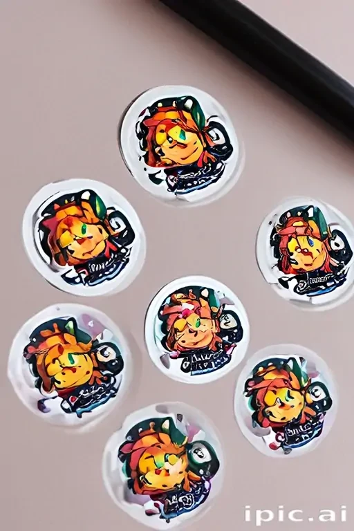 stickers mockup