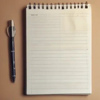 notebook page background