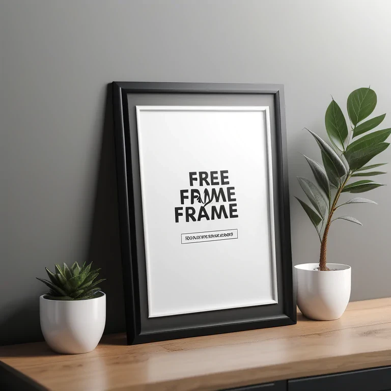 free picture frame mockup
