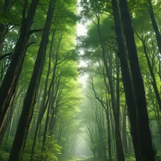 green forest aesthetic