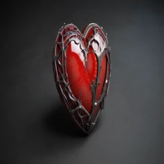 broken heart aesthetic