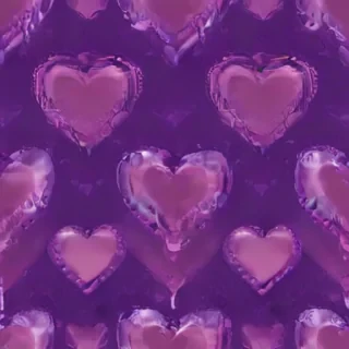 purple heart pattern wallpaper