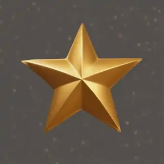 gold star sticker png