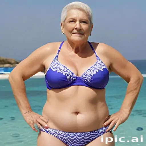 fat granny bikini