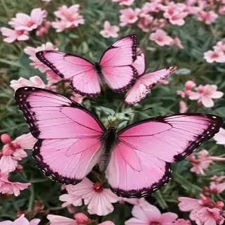 pink butterfly images