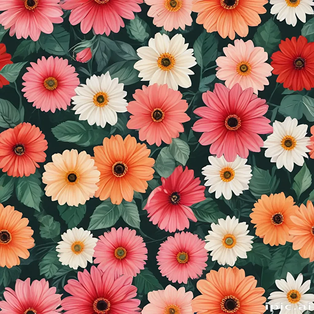 flowers with no background
