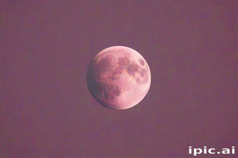 pink moon wallpaper