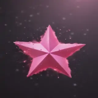 pink stars png