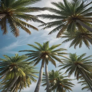 palm trees background