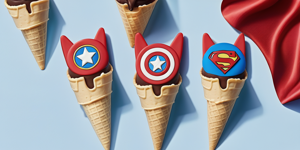 super hero ice cream bars