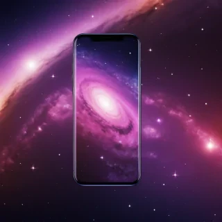 space background phone