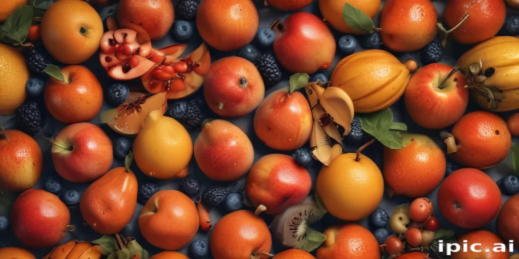 aesthetic fruit background