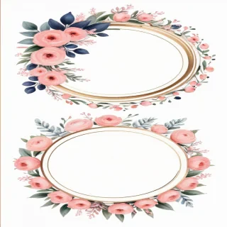 circular frame clipart
