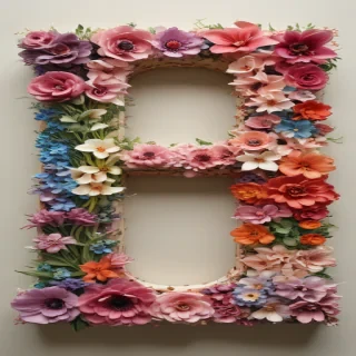 floral letters